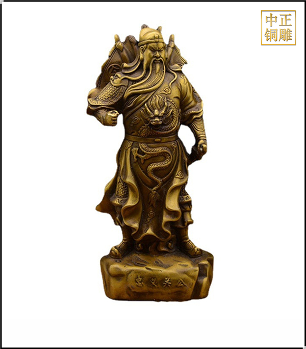 威武關公雕塑
